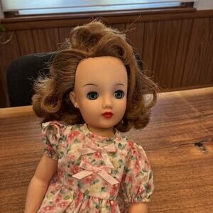 Vintage Miss Revlon Ideal Doll with floral dress